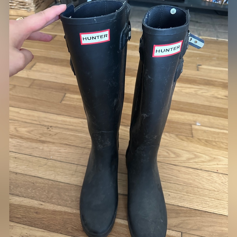 Hunter original tall rain boots